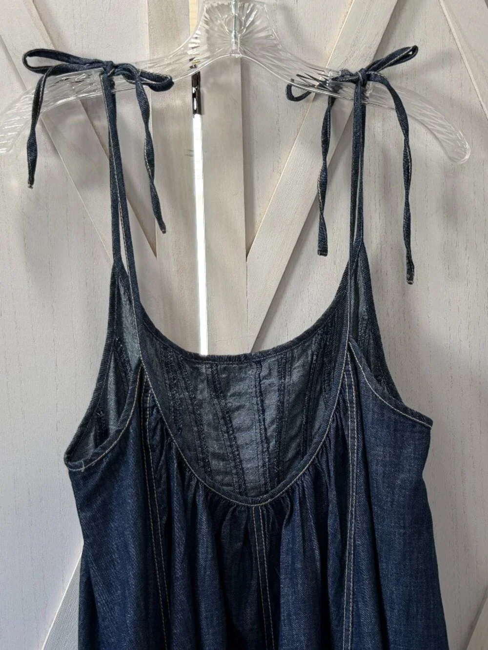 Free People Denim Dreams Midi Dress